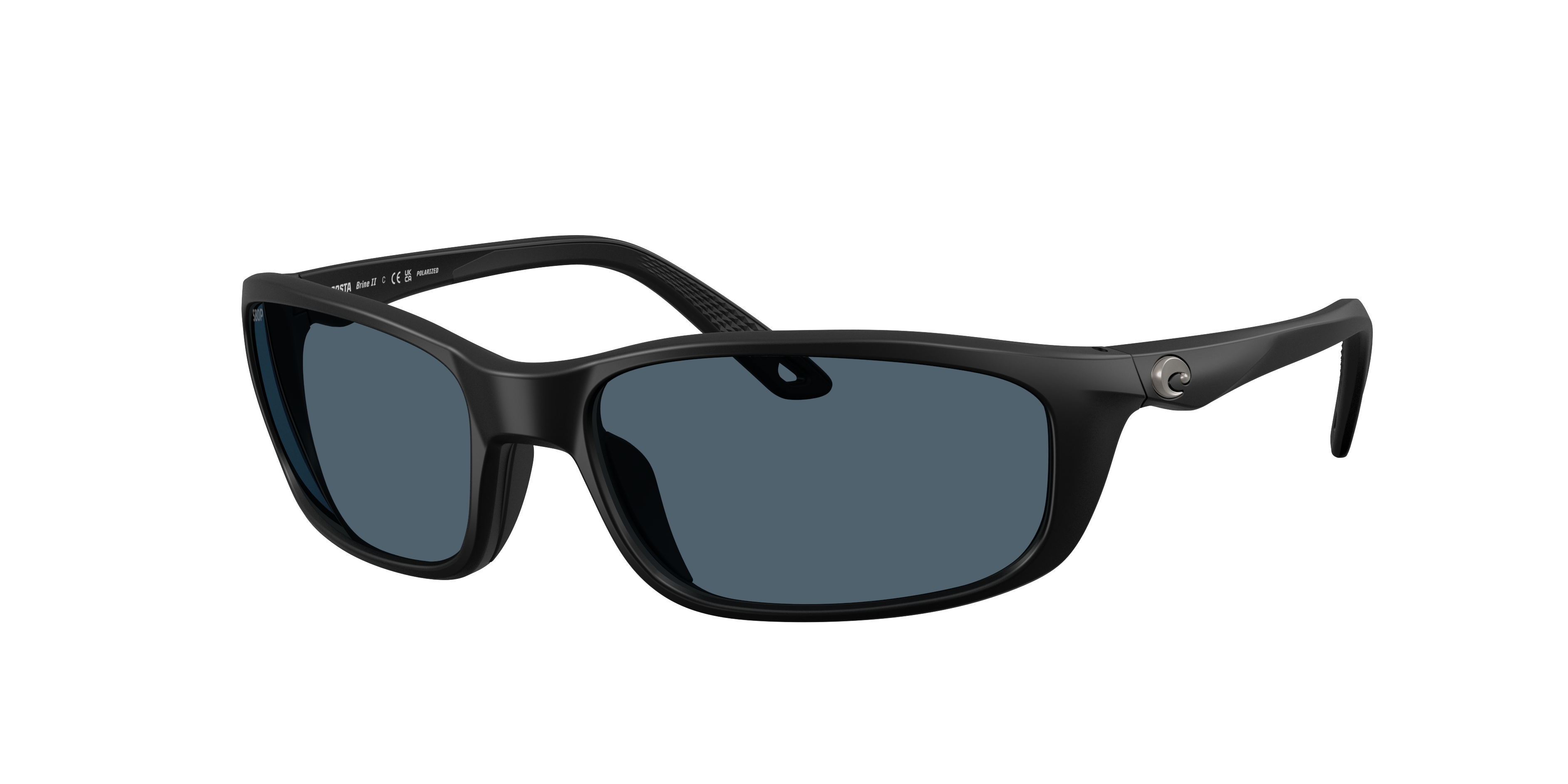 Costa Man Sunglass Brine II -  Frame color: Matte Black, Lens color: Gray