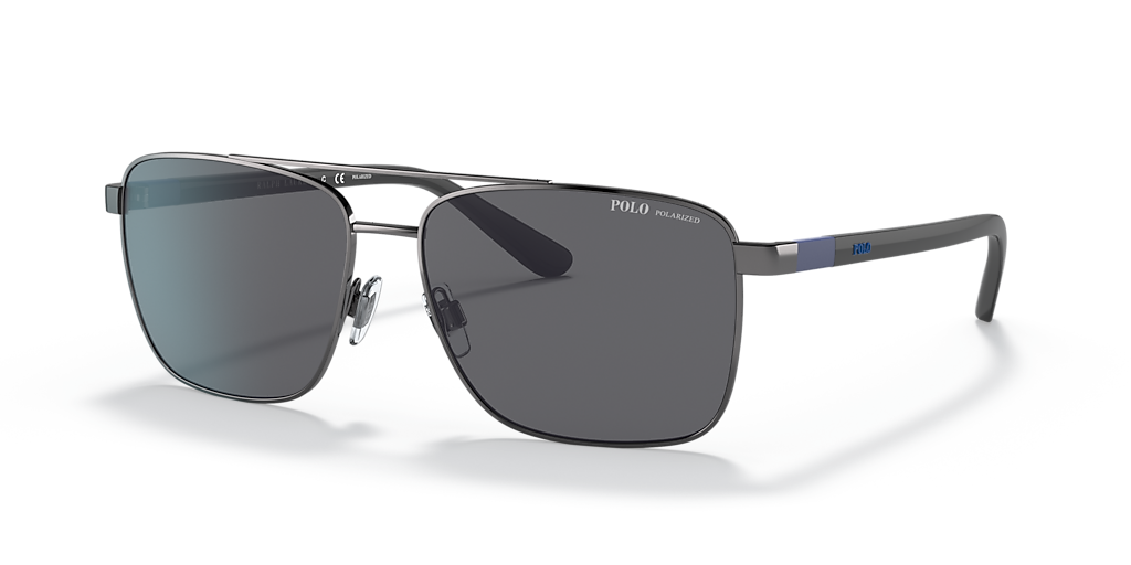 Polo Ralph Lauren PH3137 XL (59 - 15) com Lentes Cinza e Armação