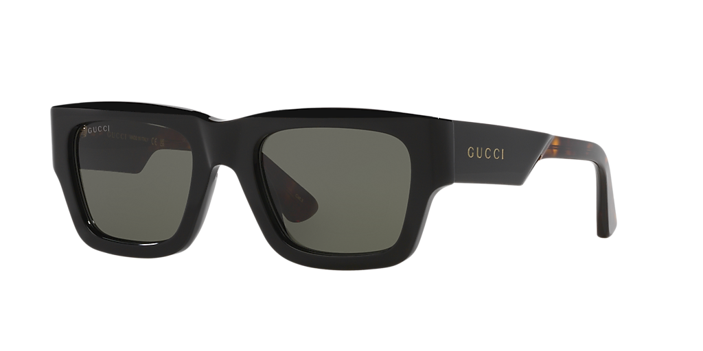 Gucci GG1668S S (52 - 21) with Grey lenses and Black frame