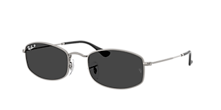 Ray-Ban Round Metal L (53 - 21) with Black lenses and Gold frame
