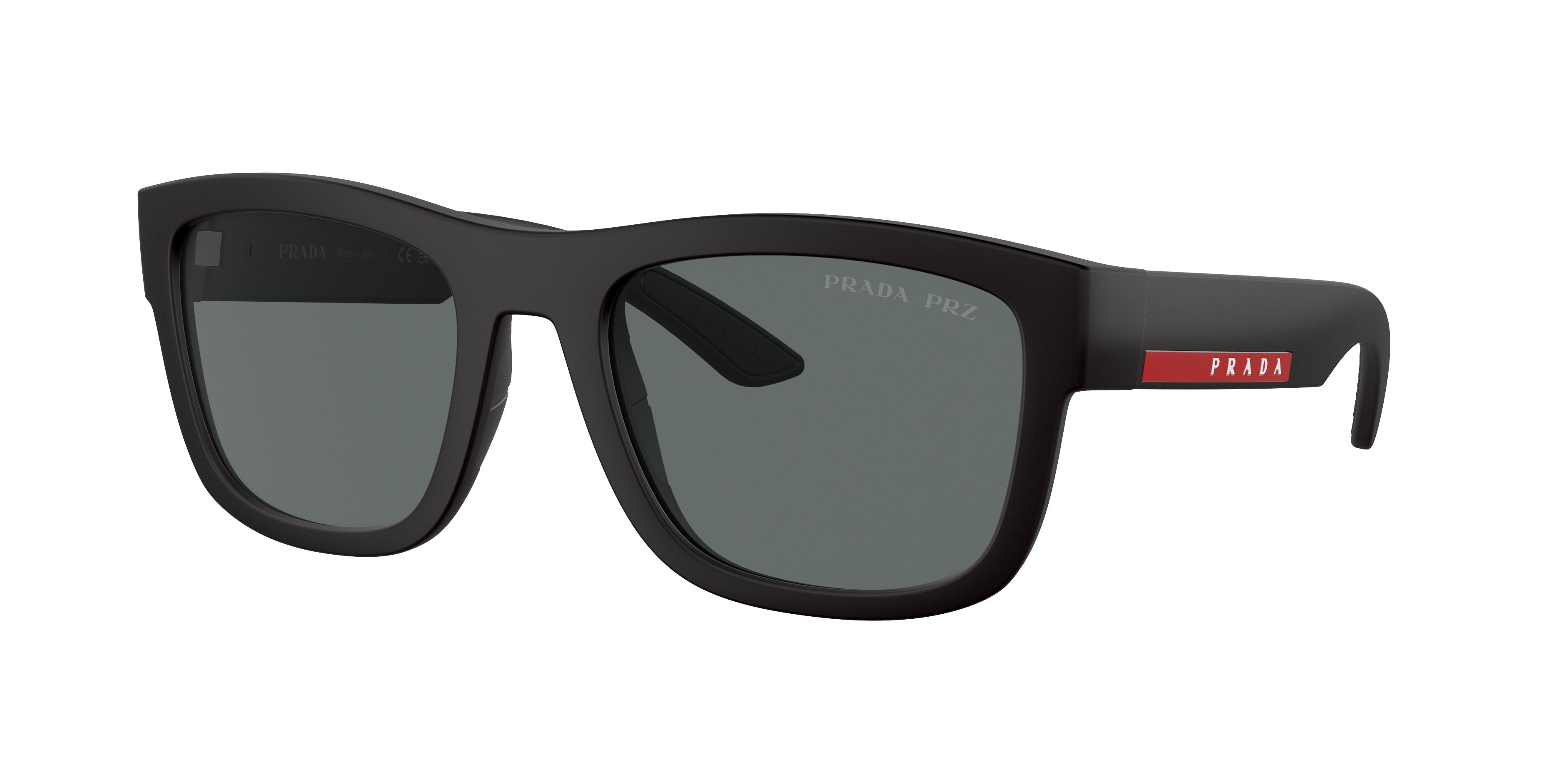Prada Linea Rossa PS 01ZS XXL (56 - 21) with Grey lenses and Black
