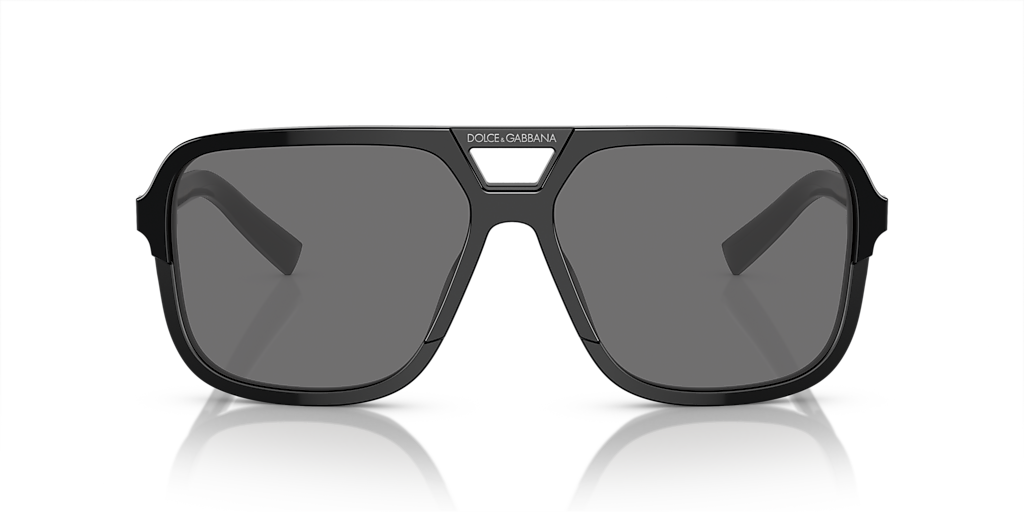 Dolce&Gabbana DG4354 XL (61 - 15) with Grey lenses and Black frame