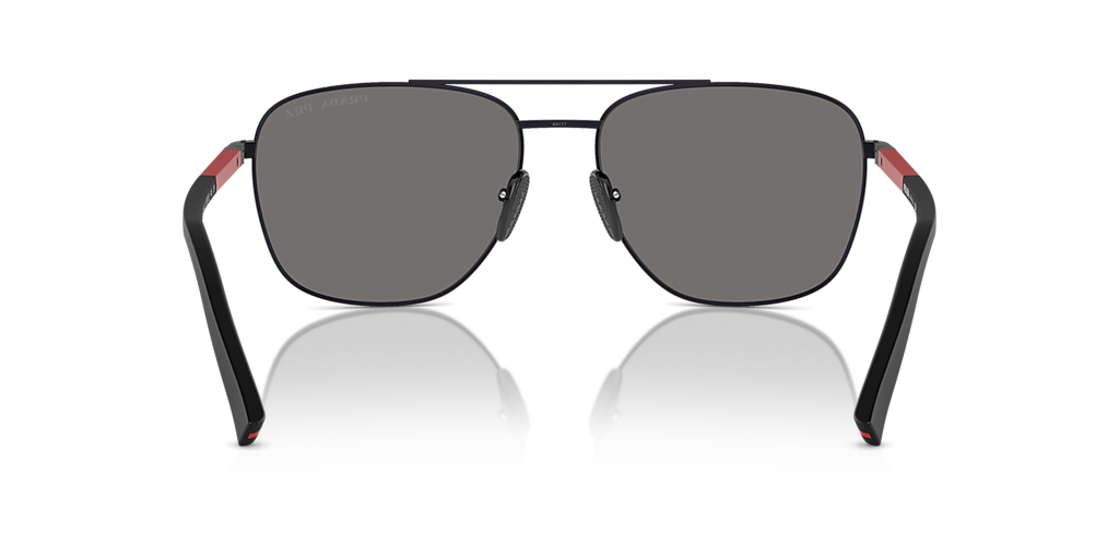 Prada Linea Rossa PS 54ZS XXL (60 - 17) com Lentes Cinza e Armação