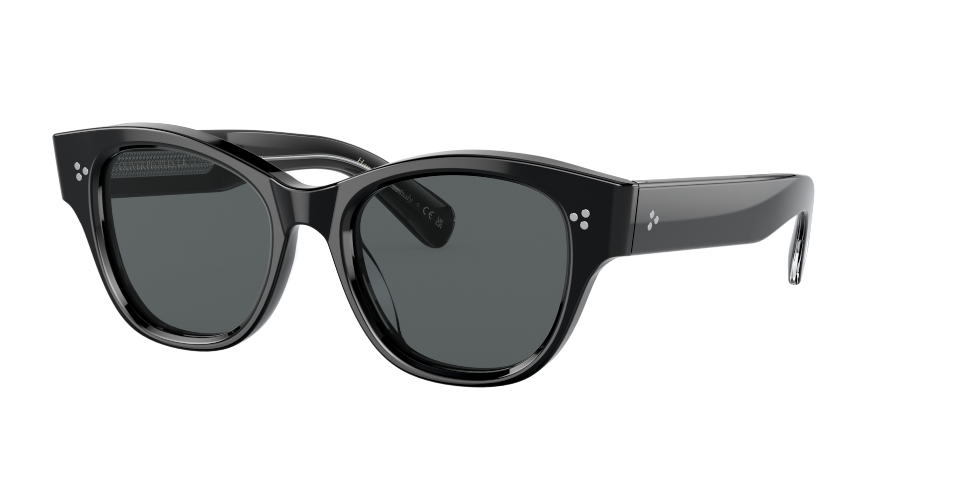 Oliver Peoples Frau Sunglass Eadie - Rahmenfarbe: Schwarz, Linsenfarbe: Midnight Express Polarisiert