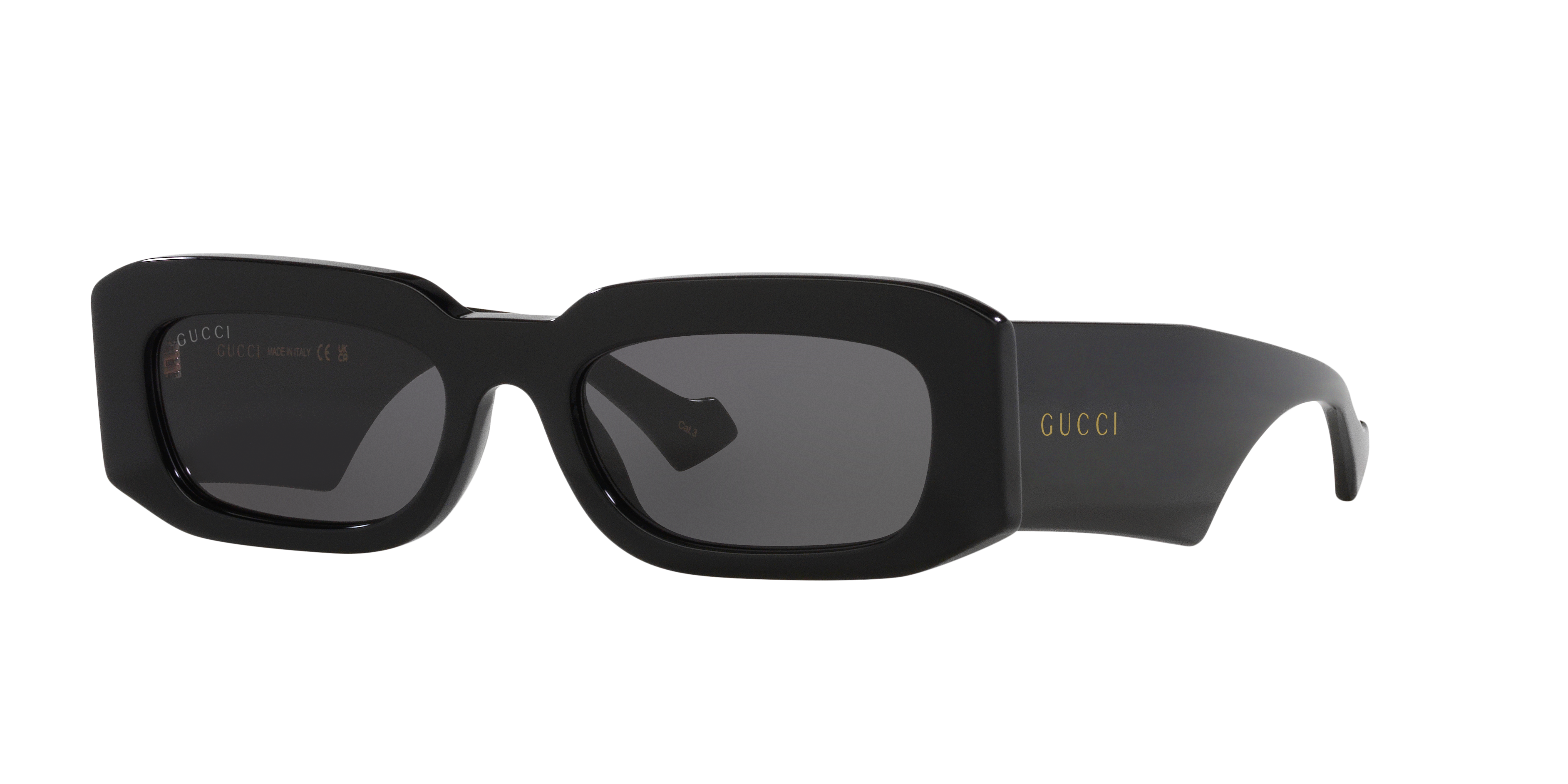 Gucci GG1426S M (54 - 19) with Grey lenses and Black frame