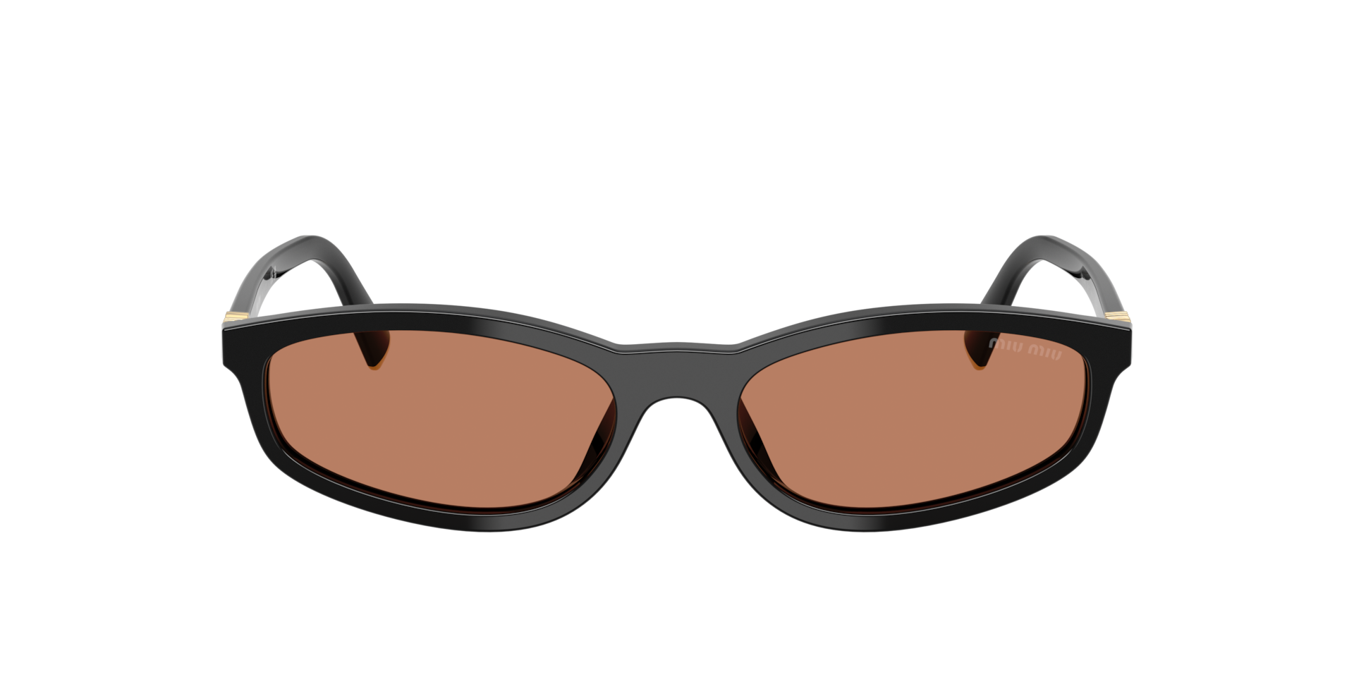 Miu Miu MU A06S S (54 - 17) with Brown lenses and Black frame