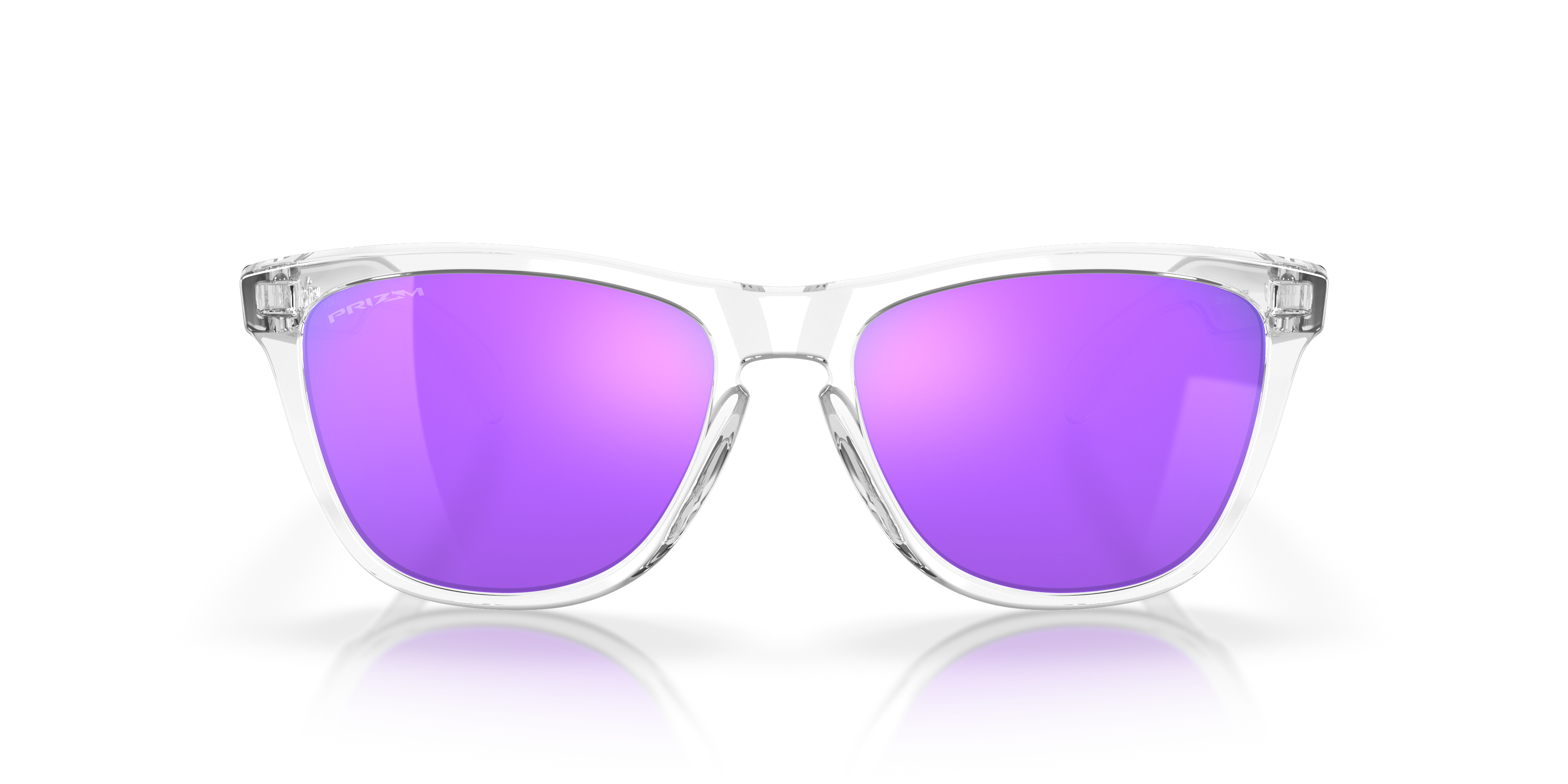 Oakley Frogskins™ XL (55 - 17) with Violet lenses and Transparent