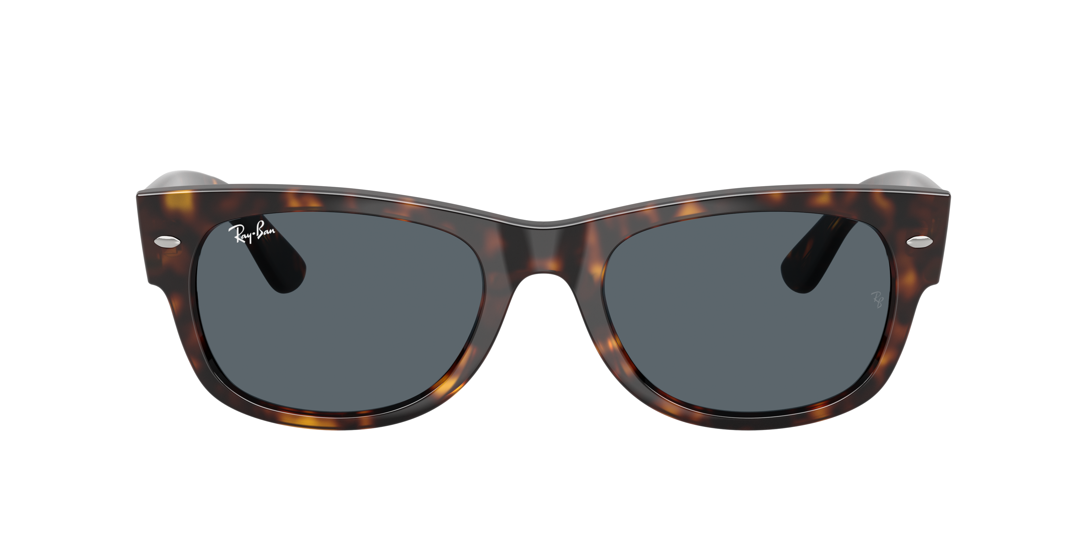 Ray-Ban Mega Wayfarer II XL (55 - 21) with Blue lenses and