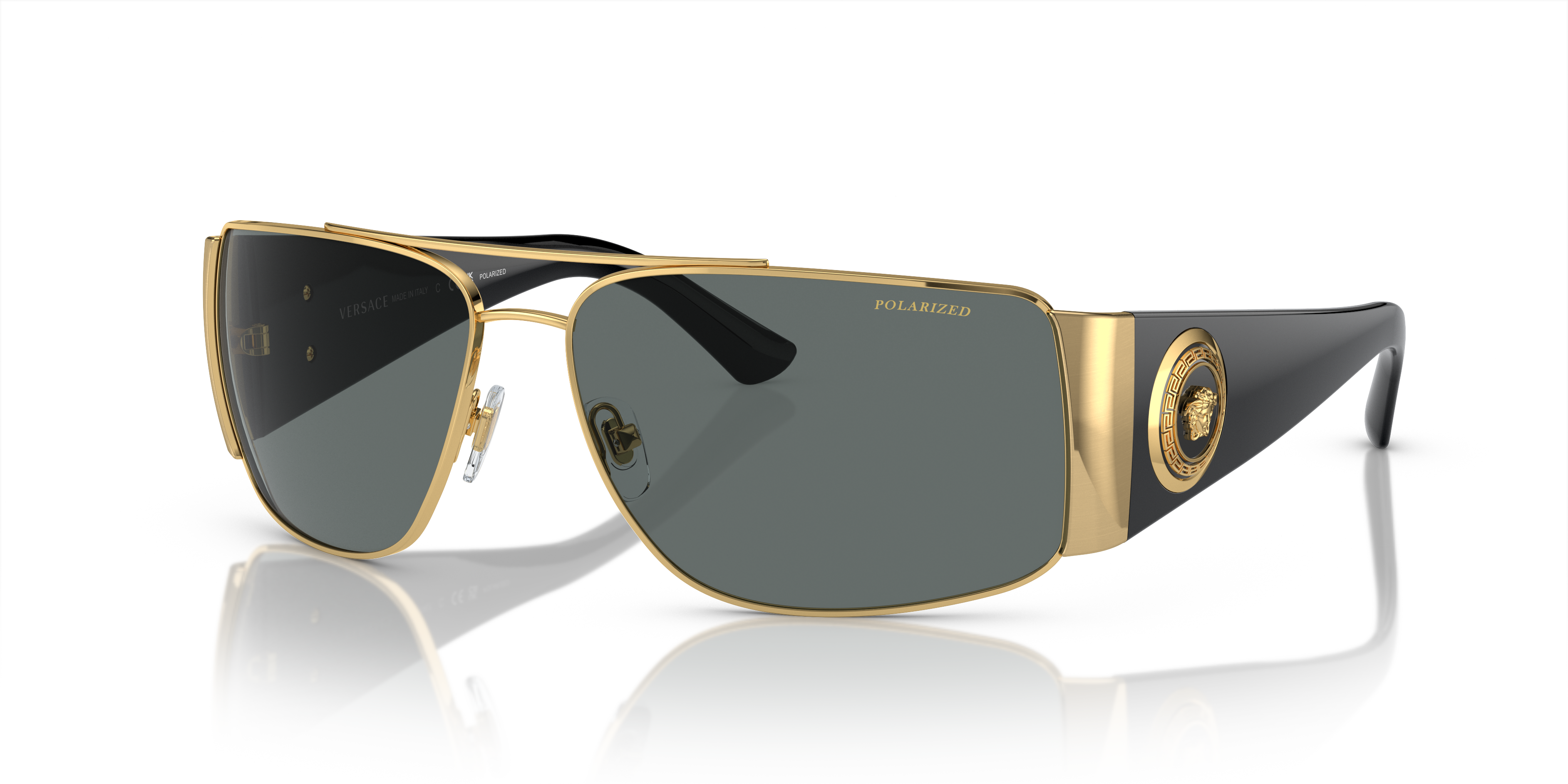 Versace VE2163 L (63 - 15) with Grey lenses and Gold frame