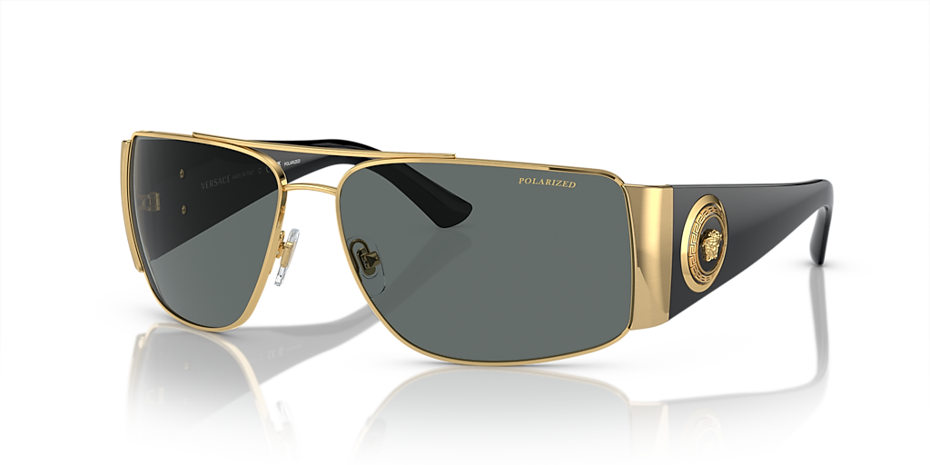 ꕤ︎︎【Lt様】専用ページꕤ︎︎ Versace VE2163 L (63 - 15) with Grey lenses and Gold frame
