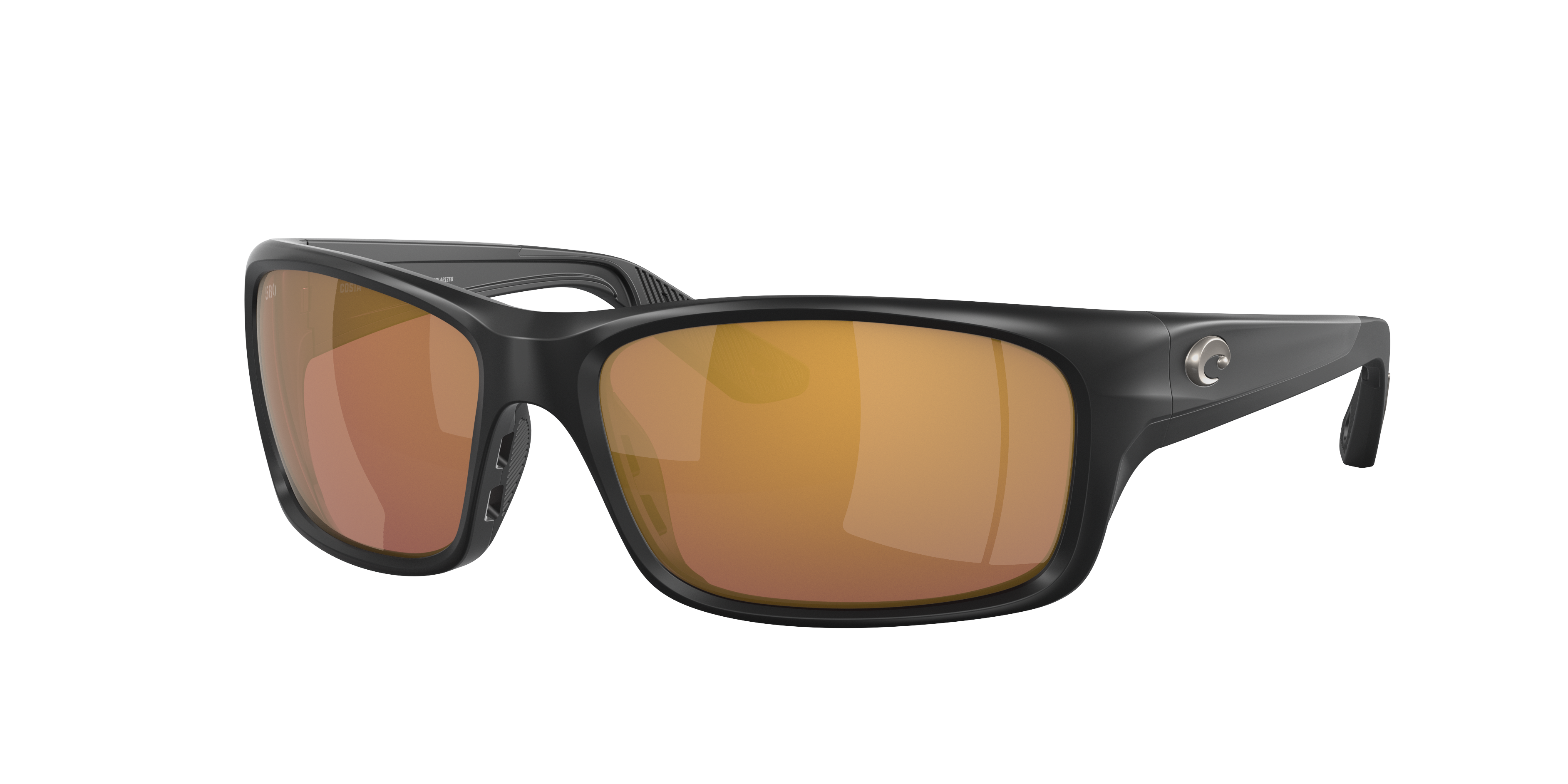 Costa Man Sunglass Jose PRO -  Frame color: Matte Black, Lens color: Gold Mirror