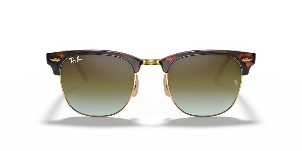 Ray-Ban Clubmaster Flash Lenses L (51 - 21) with Green lenses and