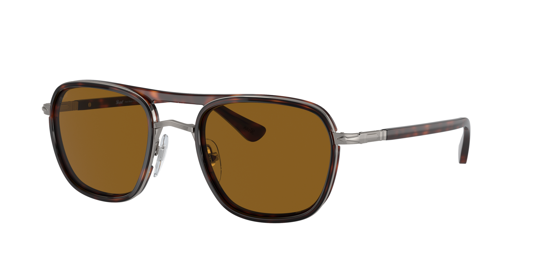 Persol Unisex Sunglass PO2484S - Couleur du Monture GunmetalHavana Couleur de Lentille Brun 120 €