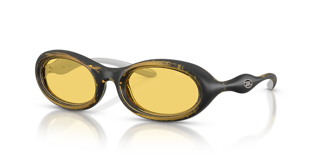 Diesel DL3011U XL (51 - 21) with Yellow lenses and Yellow frame