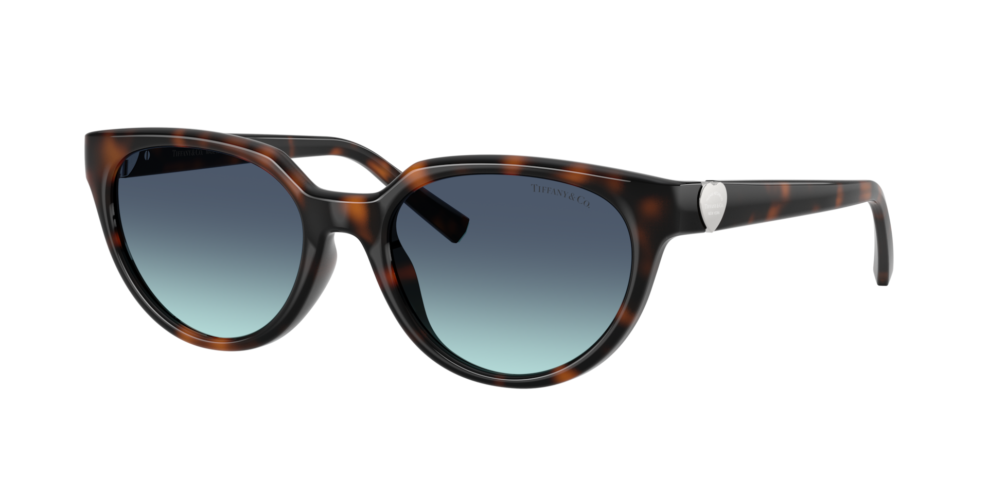 Tiffany & Co. Woman Sunglass TF4256D -  Frame color: Havana, Lens color: Azure Gradient Blue
