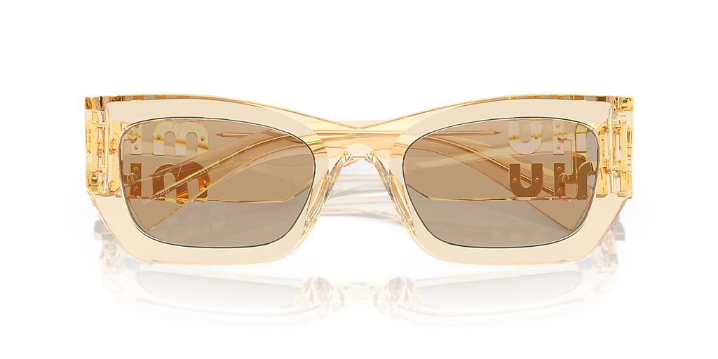 Miu Miu MU 09WS XL (53 - 22) with Brown lenses and Brown frame