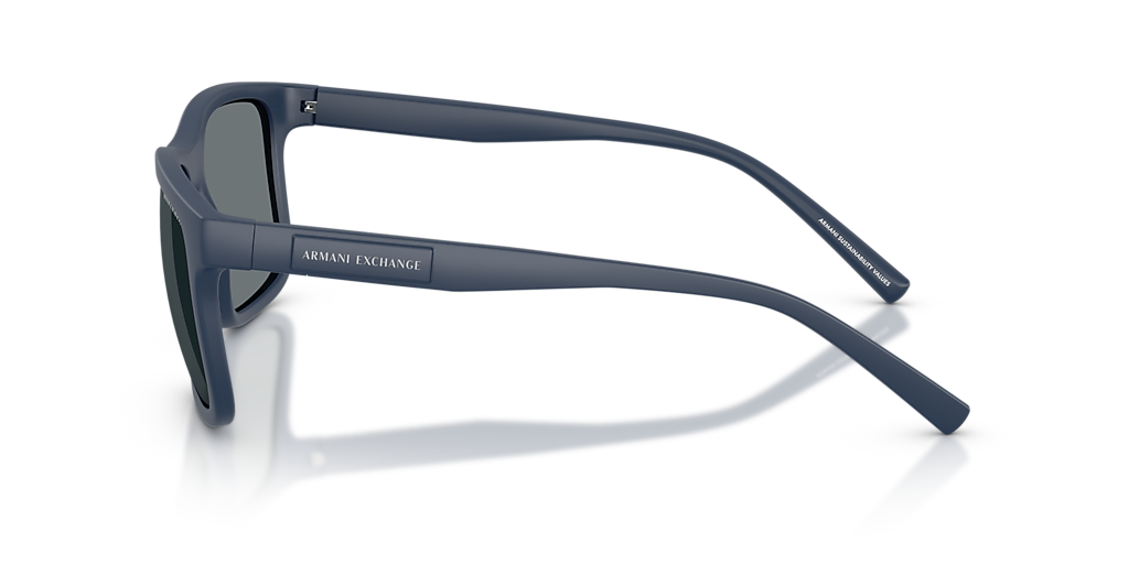 Armani Exchange AX4145S XXL (57 - 19) with Blue lenses and Blue