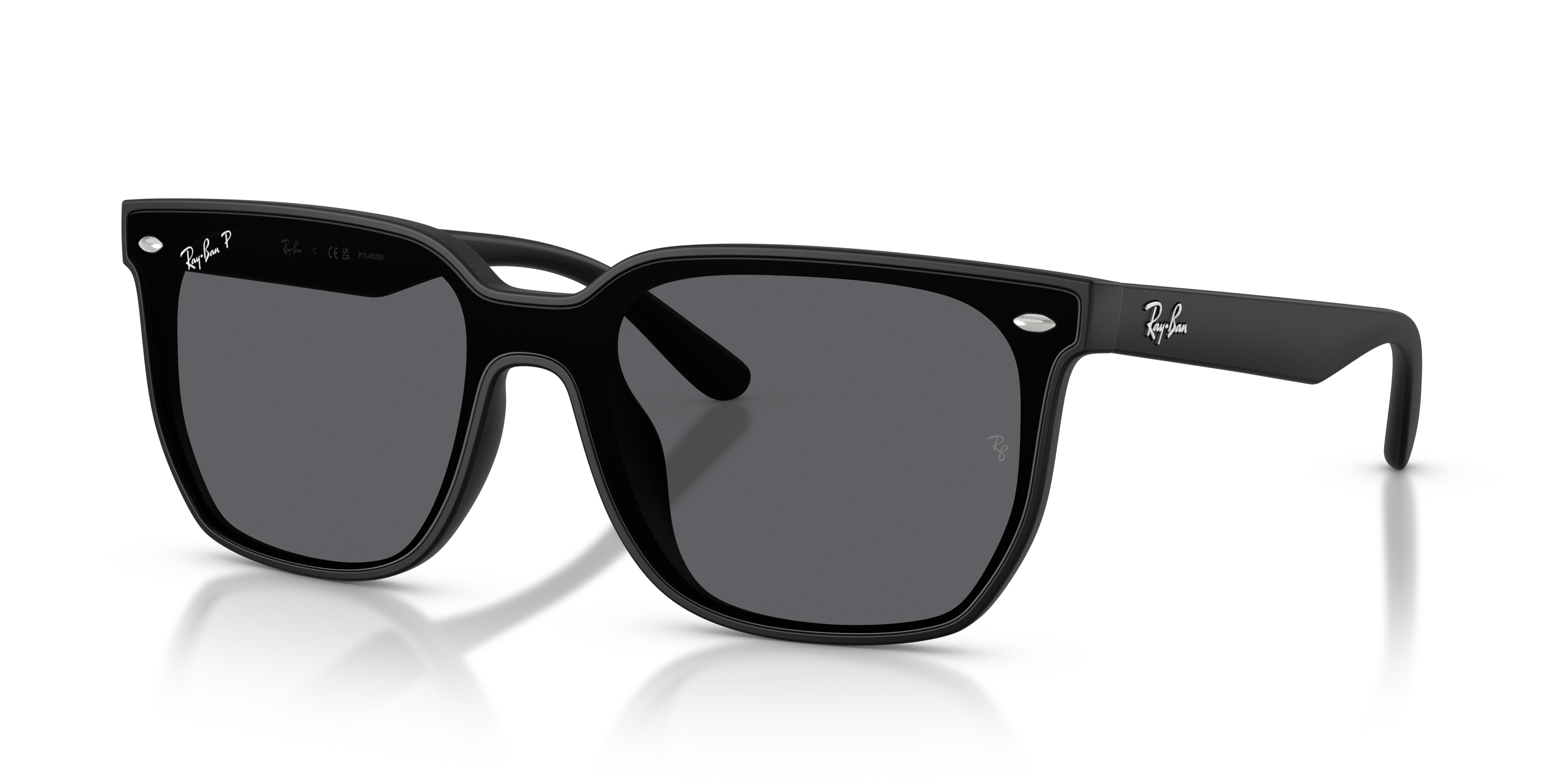Ray-Ban RB4466D XL (0 - 147) with Grey lenses and Black frame