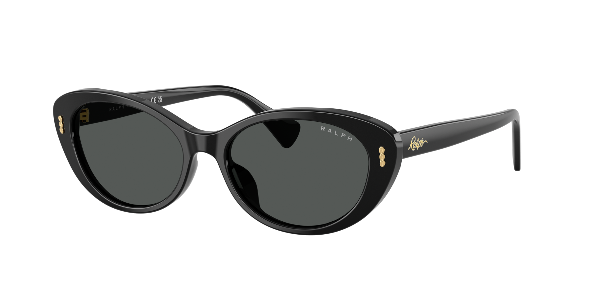 Ralph Femme Sunglass RA5350U - Couleur du Monture Noir brillant Couleur de Lentille Gris 109 €