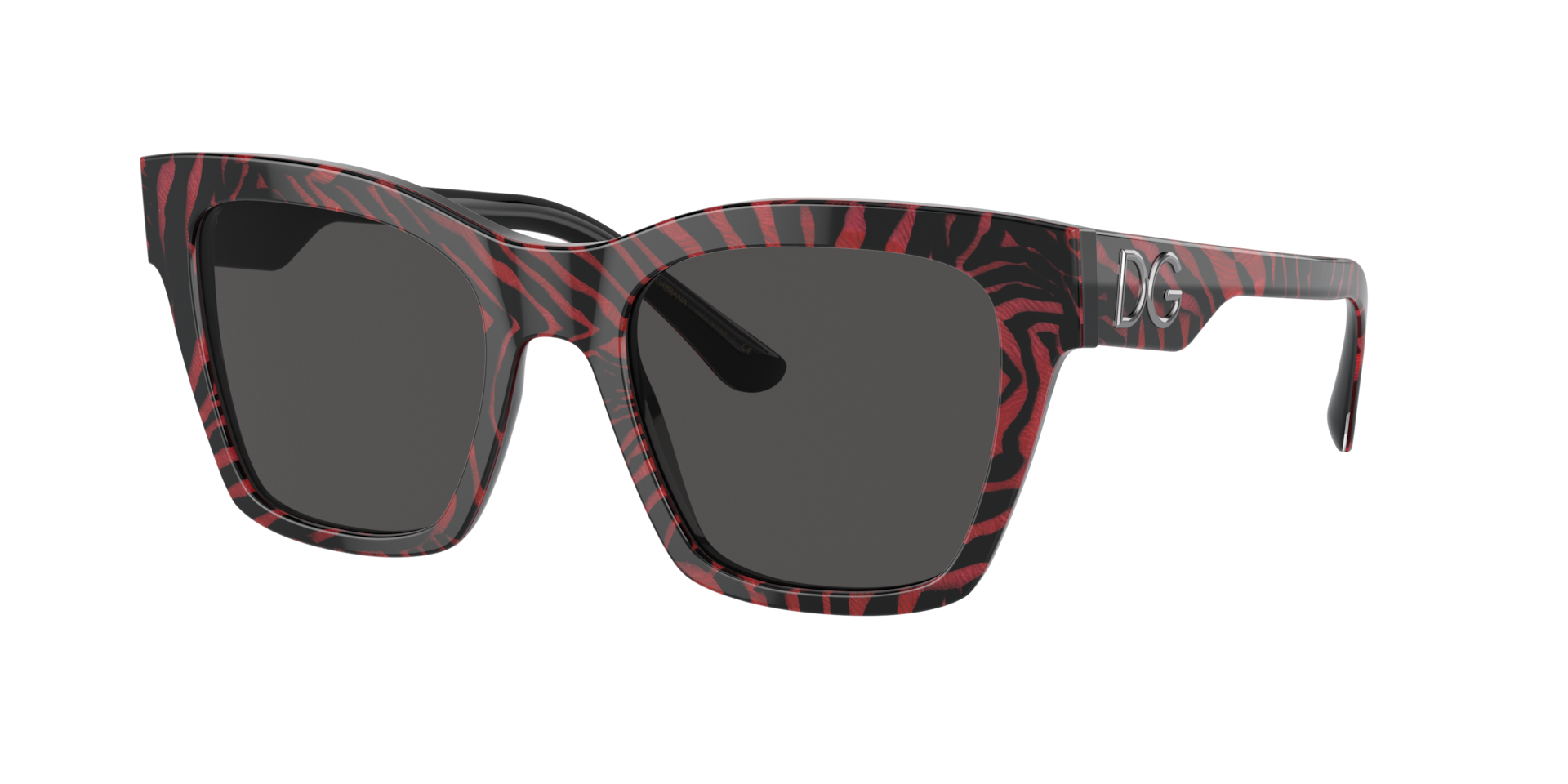 Dolce&Gabbana DG4384 L (53 - 20) with Grey lenses and Red frame
