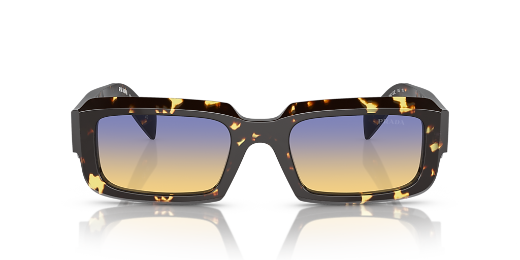 PRADA オルゴール Prada PR 27ZS L (54 - 21) with Yellow lenses and Brown frame