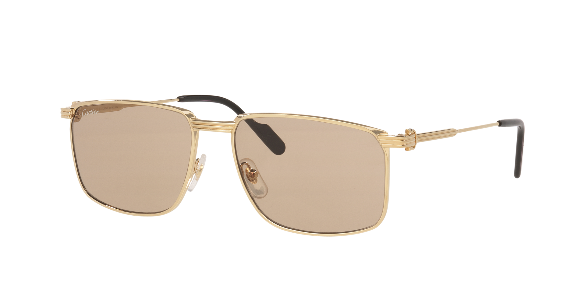 Cartier Homme Sunglass CT0534S - Couleur du Monture Or Couleur de Lentille Brun 1100 €