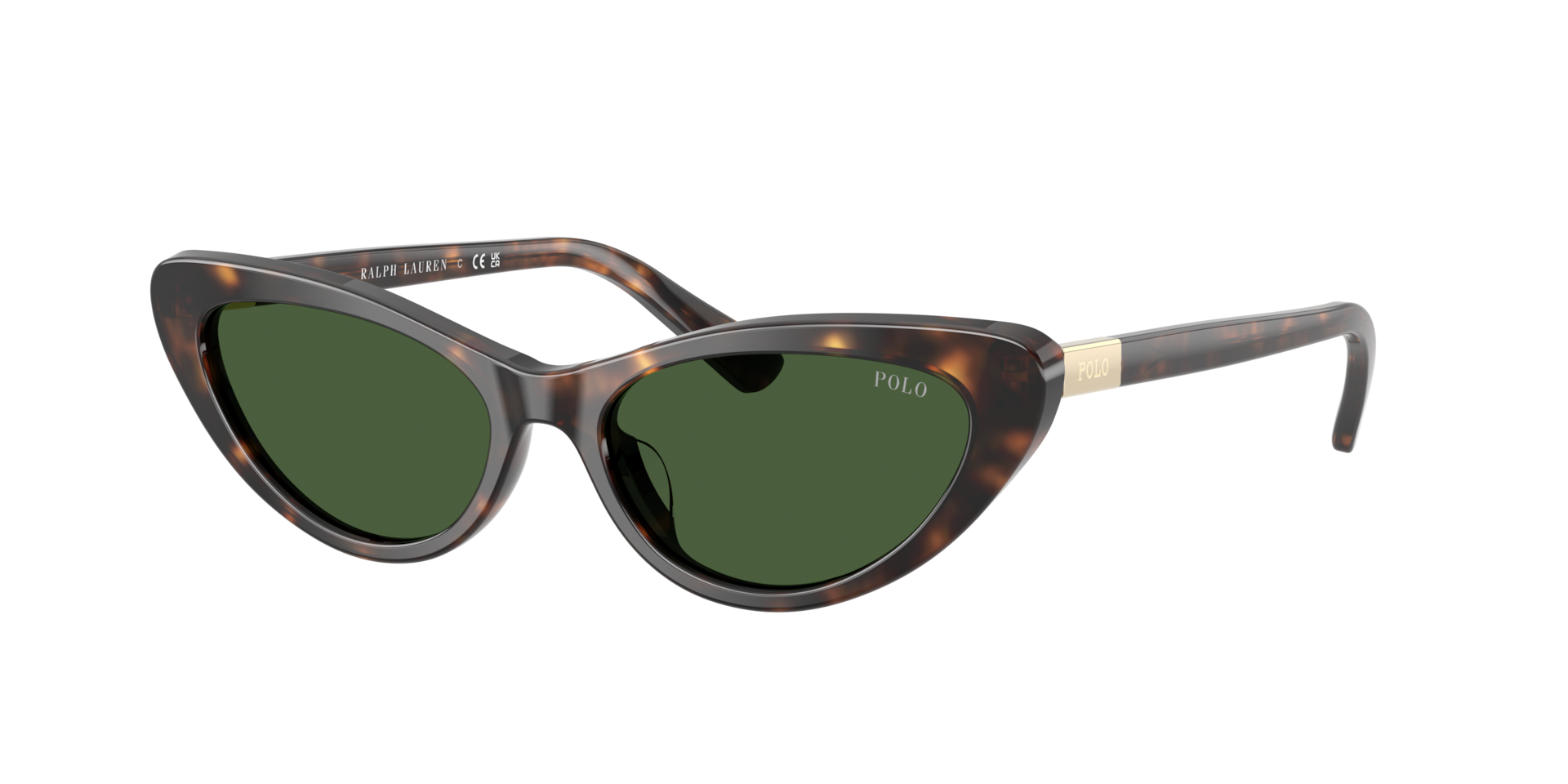 Polo Ralph Lauren Mujer Verde Botella Sunglass Ph4199u - Color Del Marco: Habana Oscuro Brillante, Color De La Lente: