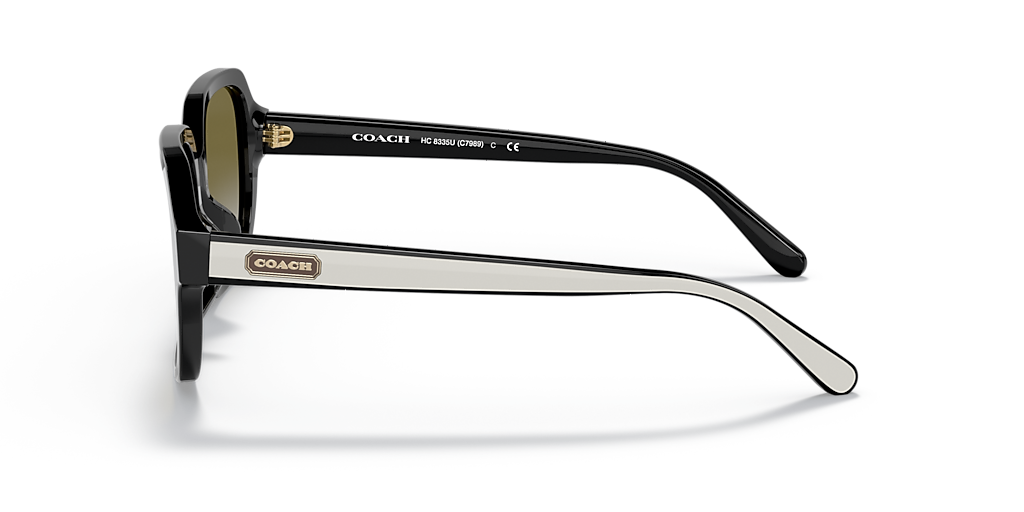 Coach C7989 S (53 - 18) with Green lenses and Black frame