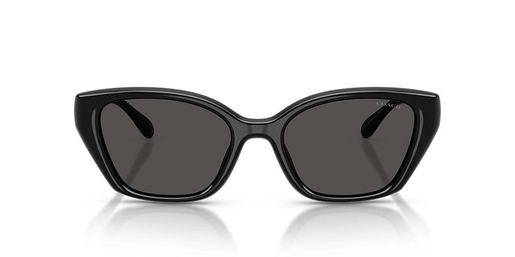 Coach CBY91 M (53 - 19) with Grey lenses and Black frame  display picture 1