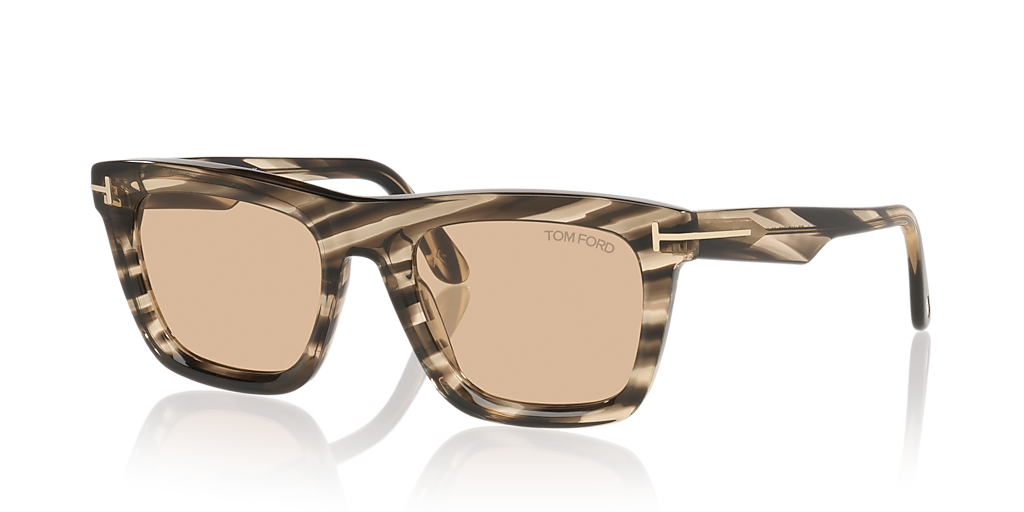 Tom Ford Lelio XXL (52 - 21) with Brown lenses and Tortoise frame