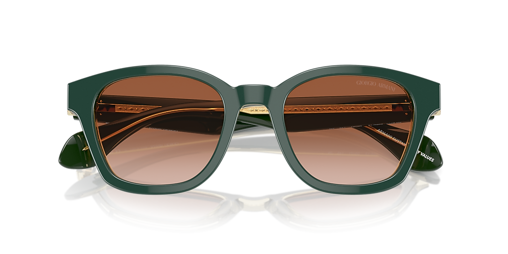 Giorgio Armani AR8207 M (50 - 21) with Brown lenses and Green