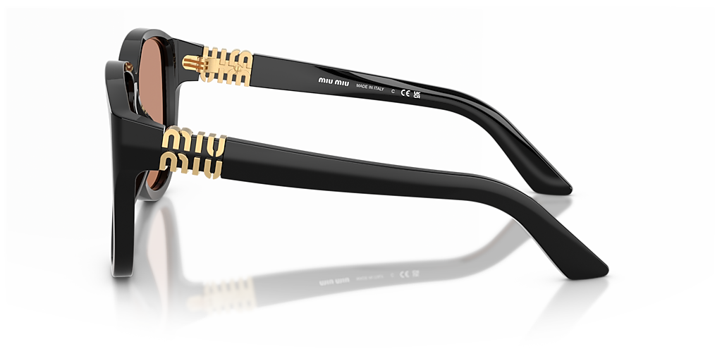 Miu Miu MU A08S M (61 - 12) with Brown lenses and Black frame