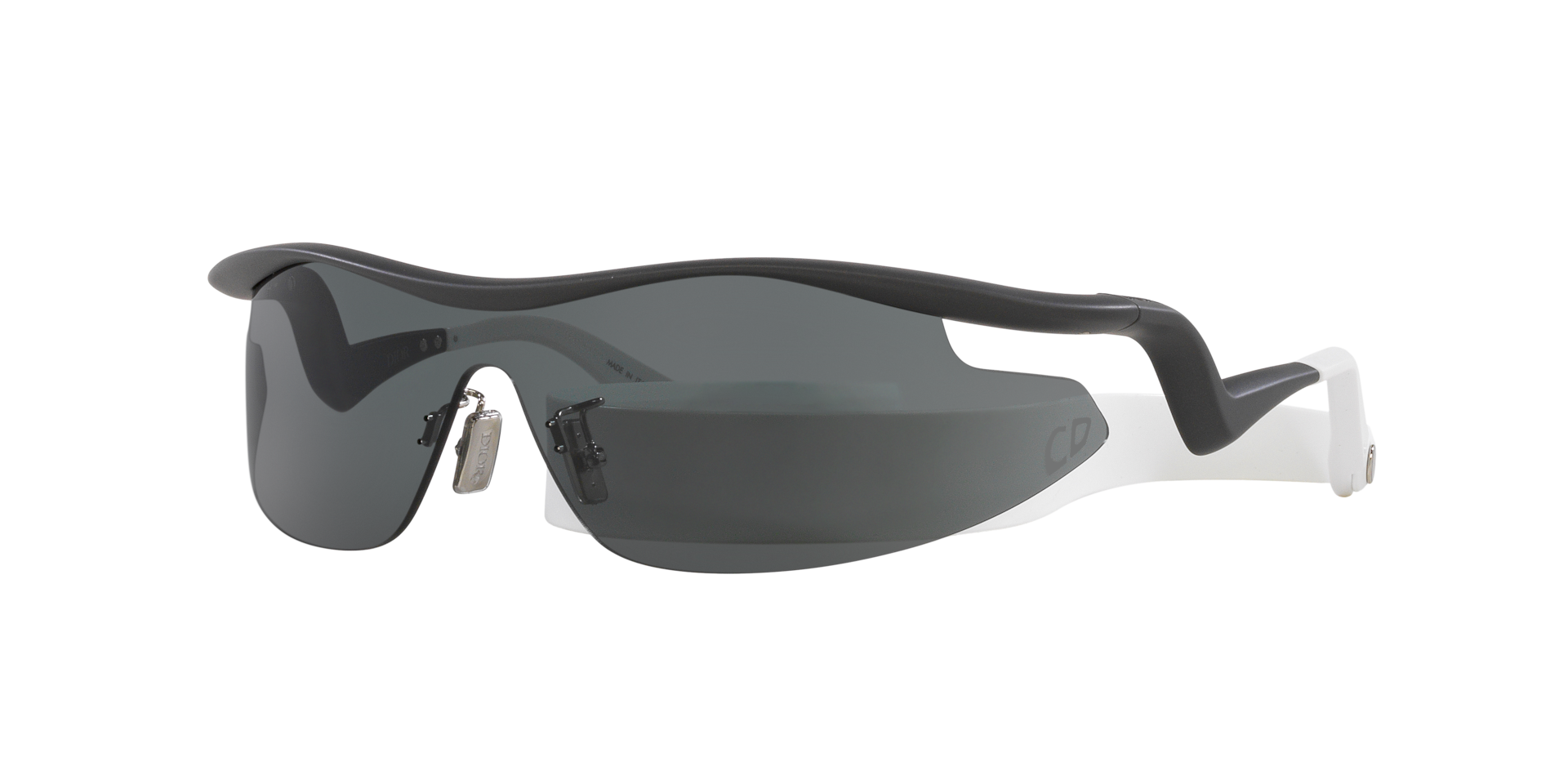 DIOR Man Sunglass RunInDior S1U -  Frame color: Dark Ruthenium, Lens color: Green