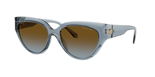 Michael Kors Boca Raton L (55 - 17) with Brown lenses and Blue