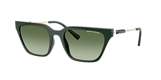 Armani Exchange AX4158S M (55 - 20) with Green lenses and Green