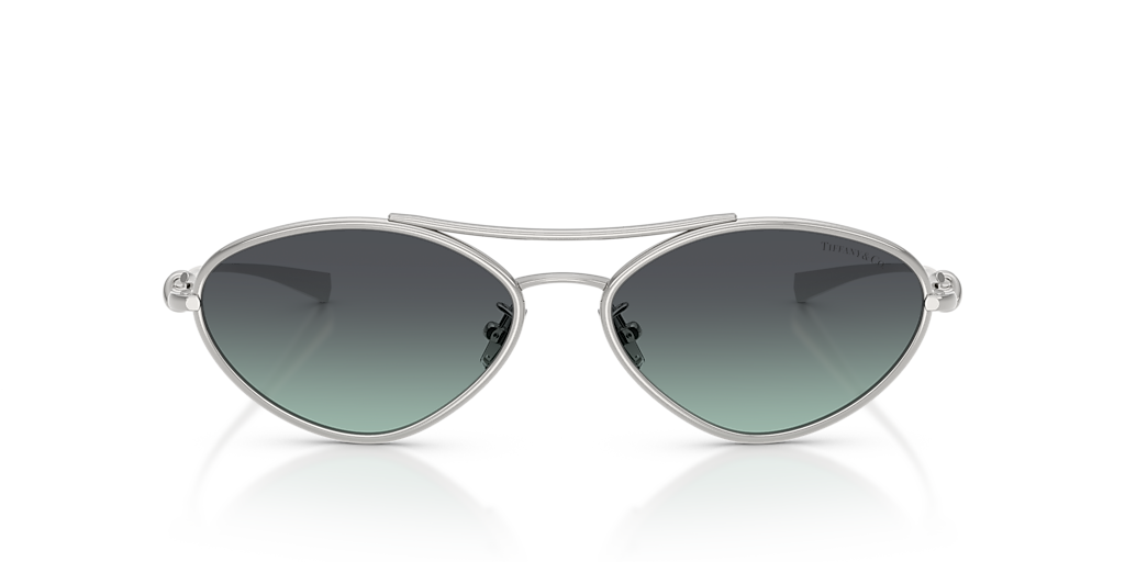 Tiffany & Co. TF3117 XL (58 - 16) with Blue lenses and Silver