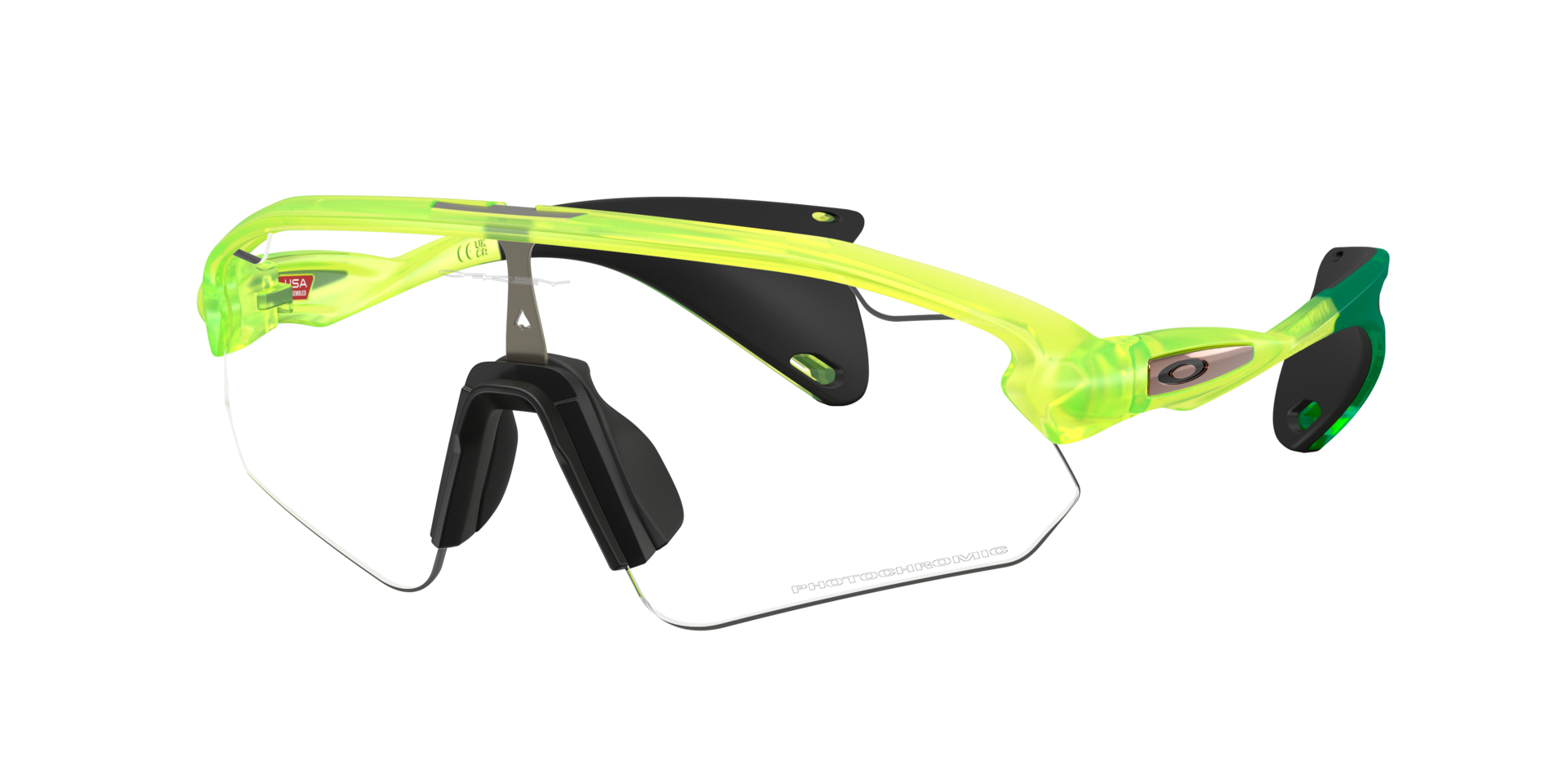 Oakley Unisex Sunglass Stunt Devil (Low Bridge Fit) - Rahmenfarbe: Matt Uranium, Linsenfarbe: Clear To Black Iridium Photochromic