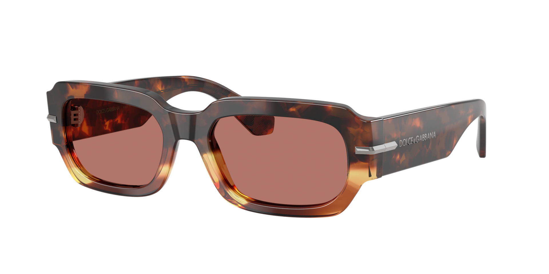 DolceGabbana Homme Sunglass DG4485 - Couleur du Monture Havana brun chaud Couleur de Lentille Bordeaux 175 €