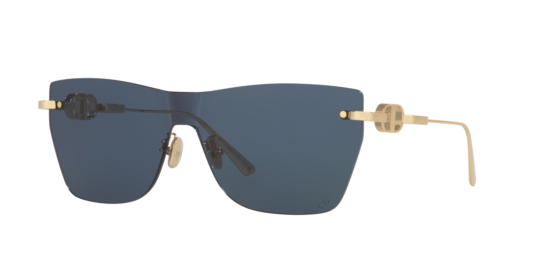 DIOR Woman Sunglass Cd40162U -  Frame color: Gold, Lens color: Blue