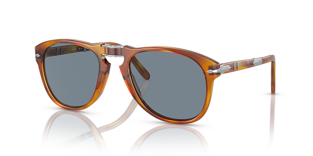 Persol 714SM - Steve McQueen L (54 - 21) with Blue lenses and