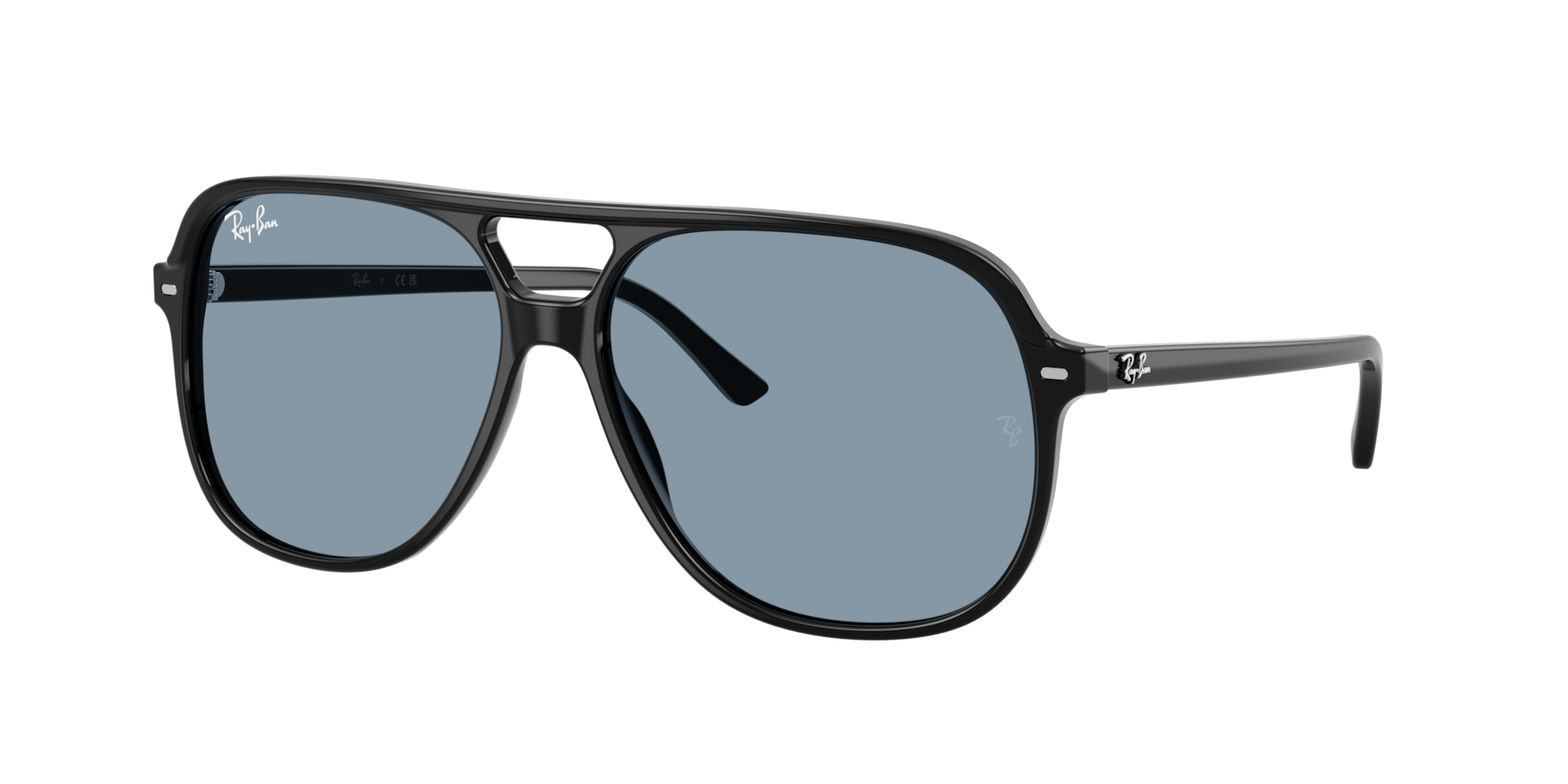 Ray-Ban Unisex Sunglass Bill Summer Capsule -  Frame color: Black, Lens color: Blue