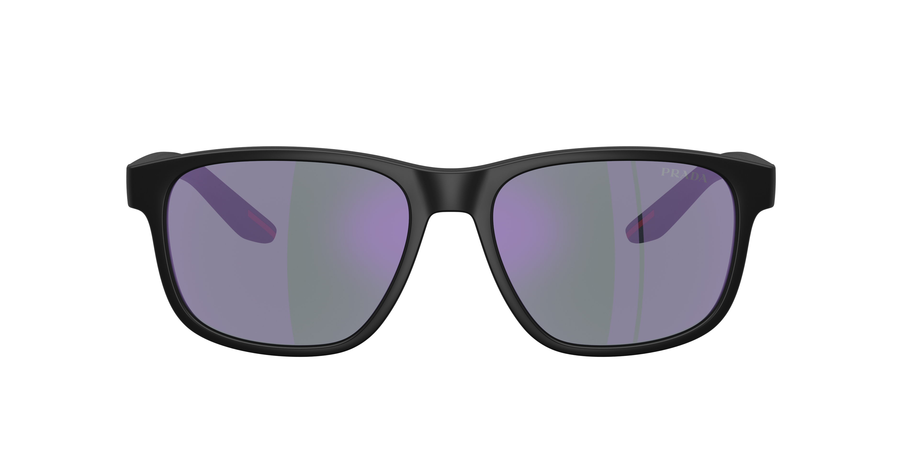 Prada Linea Rossa PS 06YS XL (56 - 17) with Blue lenses and Black