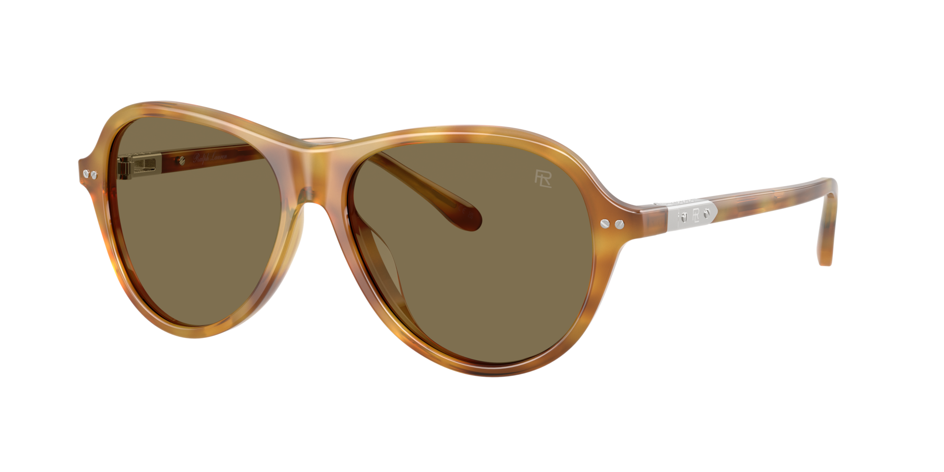 Ralph Lauren Homme Sunglass RL8247U - Couleur du Monture: Écaille de tortue brillant marron clair, Couleur de Lentille: Brun