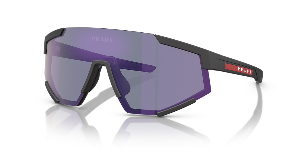Prada Linea Rossa PS 04WS L (0 - 137) with Blue lenses and Black