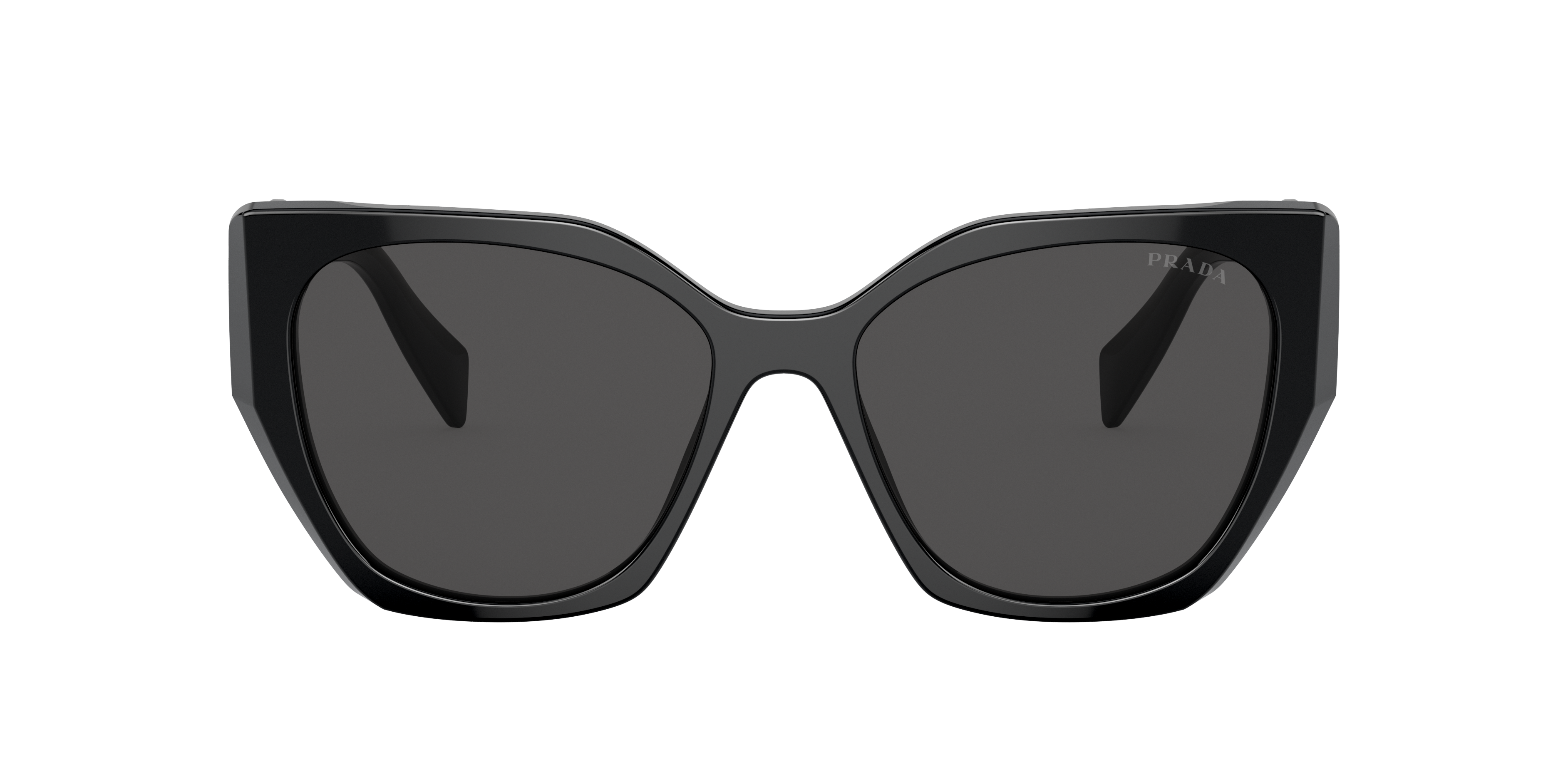 Prada PR 19ZS M (55 - 17) with Grey lenses and Black frame