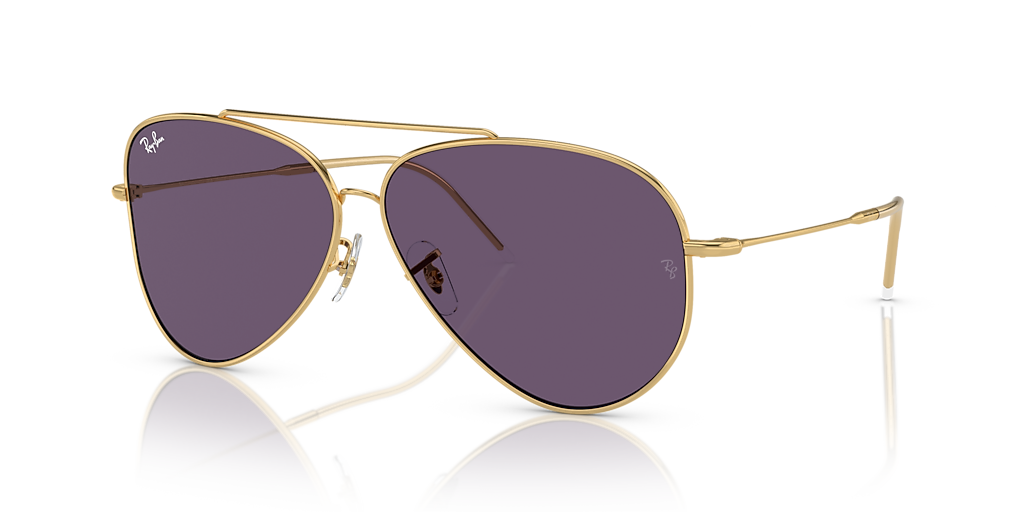 Ray-Ban Aviator Reverse XXL (62 - 11) with Violet lenses and  display picture 3