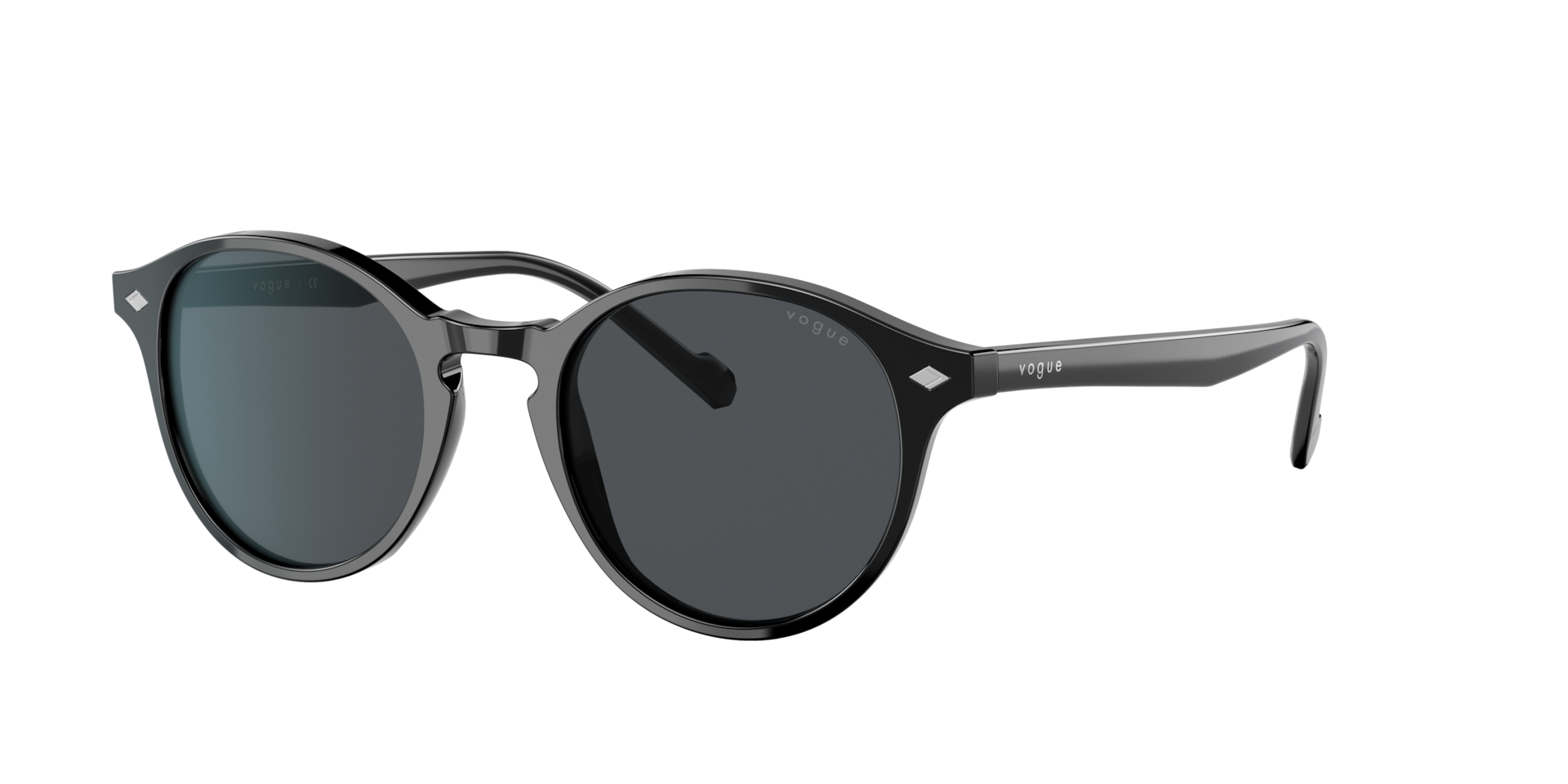 Vogue Eyewear Men's Grey Man Vo5327s W44/87 Sunglasses Acetate Black Pantos Normal - Image 2