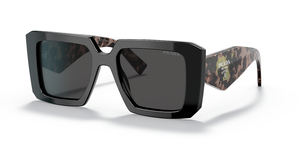 Prada PR 23YS XS (51 - 19) with Grey lenses and Black frame