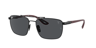 Ray-Ban Clubmaster Classic L (51 - 21) with Black lenses and Black