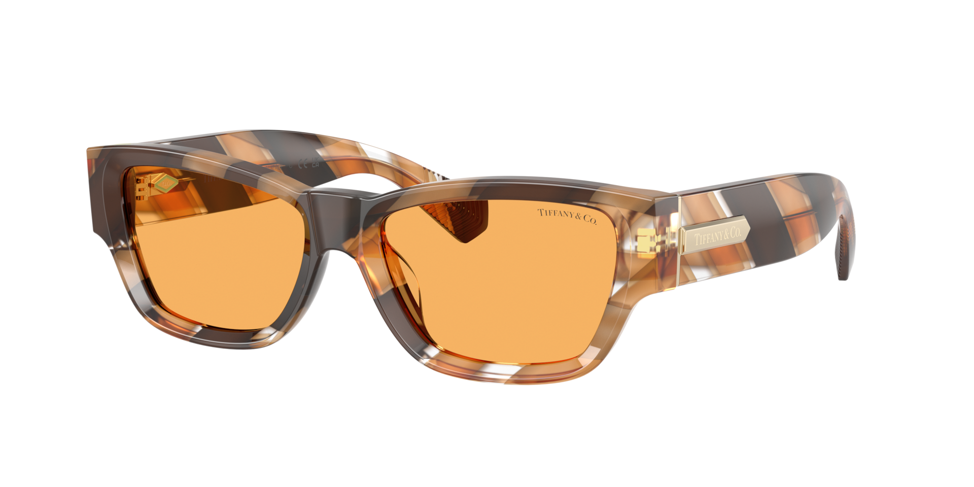 Tiffany & Co. Woman Sunglass TF4265U -  Frame color: Brown Havana, Lens color: Yellow